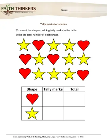 Tally Sheets 1