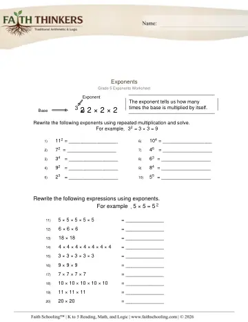 Exponents 2