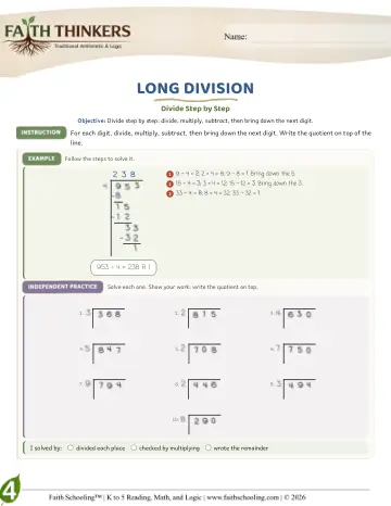 Long Division (Practice 3)