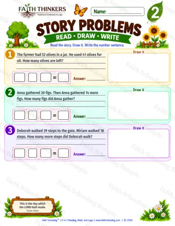 2nd Grade math worksheet — Word Problems Practice 9
