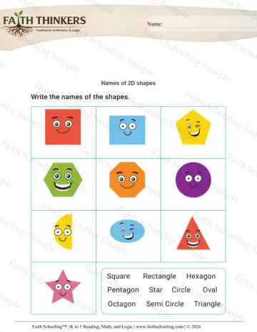 2nd Grade math worksheet — 2D and 3D Shapes. Geometry Identify 2d Shapes 6