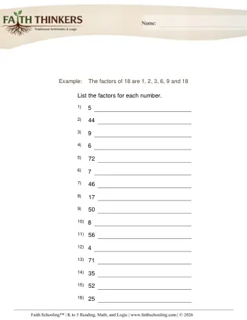 Factoring 4 100 1
