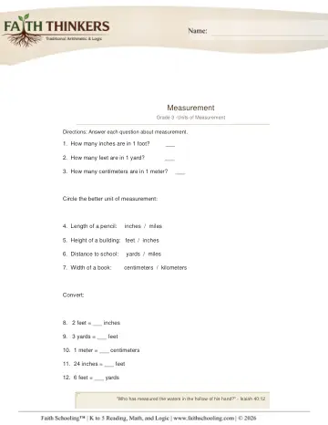 Sample Measurement