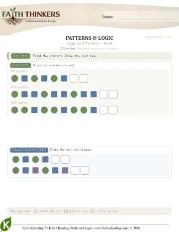 Logic And Patterns (Practice 2)