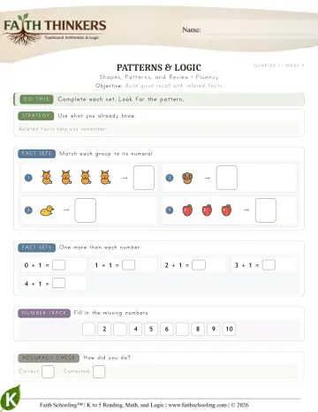 Shapes Patterns And Review (Practice 3)