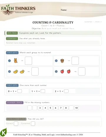 Count 1 To 3 (Practice 3)