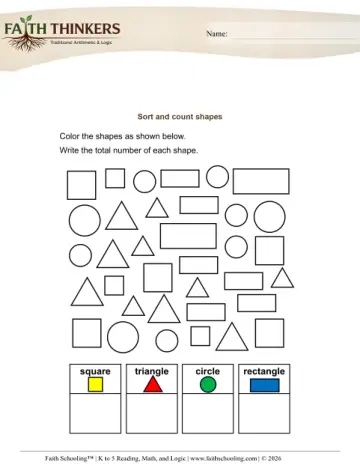 Grade 2 Math: Counting — worksheet preview