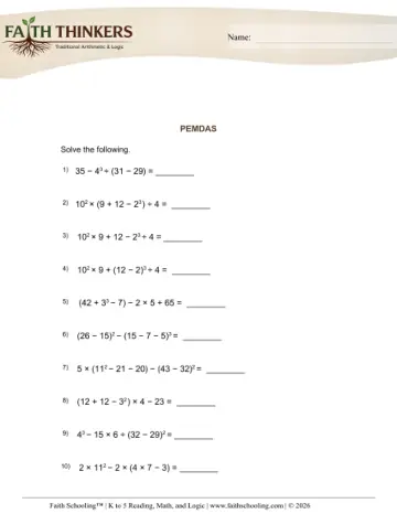 PEMDAS 5