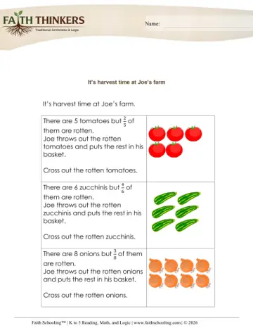 Fractions Word Problem 6