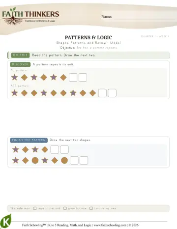 Shapes Patterns And Review (Practice 2)