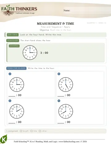 Time And Sequence (Practice 3)