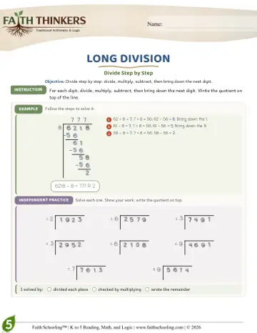 Long Division (Practice 2)
