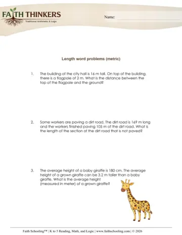 Length Word Problems 7
