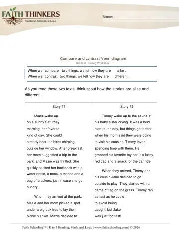 Compare Contrast 1