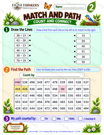 2nd Grade math worksheet — Interactive & Puzzles Practice 8