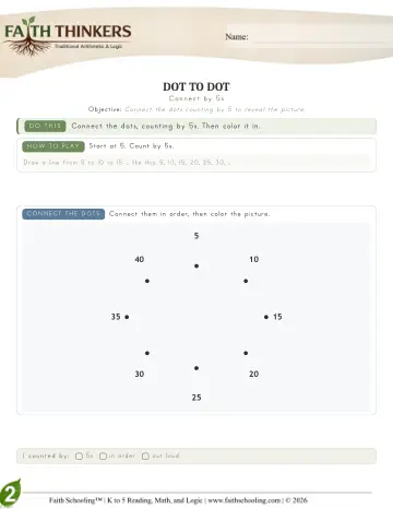 Interactive & Puzzles - Dottodot (Practice 1)