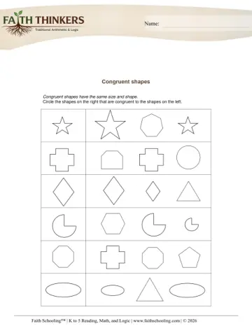 Grade 2 Math: Shapes 2D 3D — worksheet preview