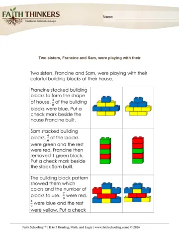 Fractions Word Problem 7