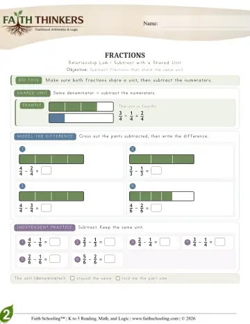 Fractions (Practice 2)