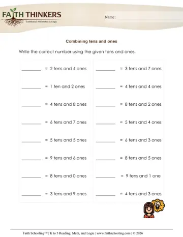 Tens Ones B1