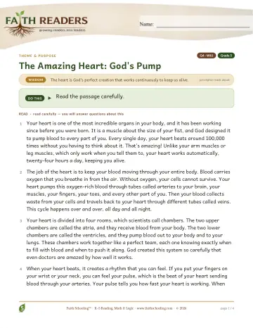 Grade 5 Reading Comprehension & Fluency: Theme And Purpose — worksheet preview