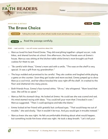 Reading Comprehension — Main Idea And Details (Practice 2) (Practice 1)