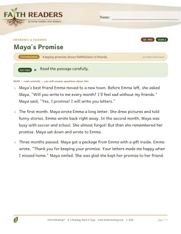 Reading Comprehension — Inference And Evidence (Practice 2) (Practice 1)