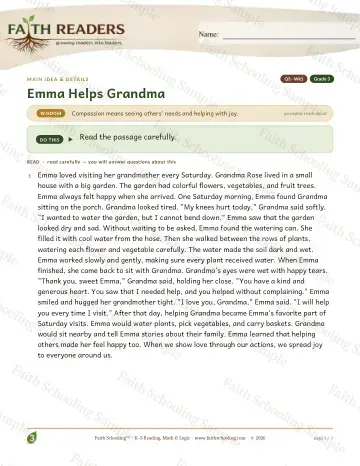 3rd Grade reading comprehension worksheet — Reading Comprehension — Main Idea And Details (Practice 1) (Practice 2)