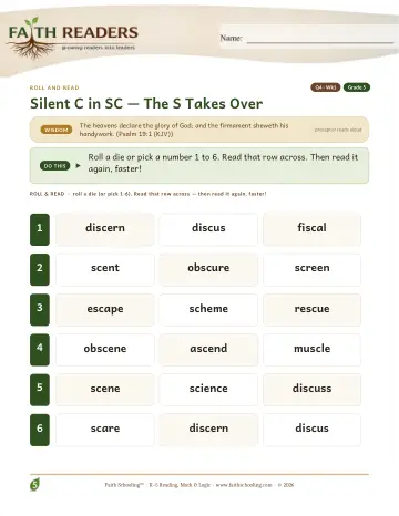 Silent Sc — Roll And Read (Practice 1)
