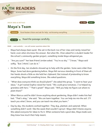 Reading Comprehension — Main Idea And Details (Practice 2) (Practice 1)