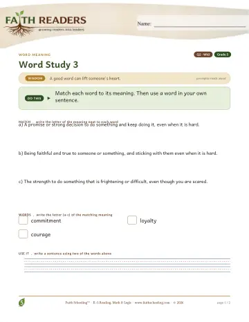 Vocabulary — Word Meaning (Practice 3) (Practice 1)