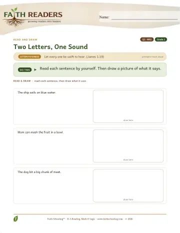 Grade 1 Phonics, Decoding & Spelling Patterns: Word Games & Puzzles — worksheet preview