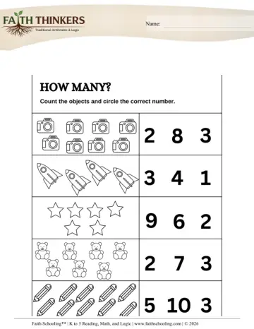 Count Desserts Cut and Paste (Practice Set 10)