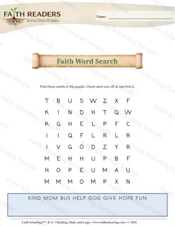 Kindergarten phonics worksheet — K Spelling Word Search 6 Word Search