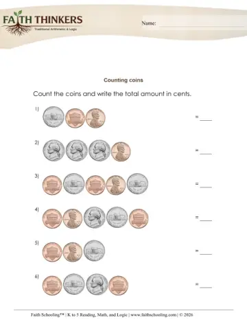 Counting Small Coins (Practice Set 2)