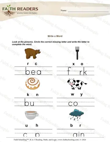 Kindergarten phonics worksheet — Phonemic Awareness. Phonemes (Practice Set 4)