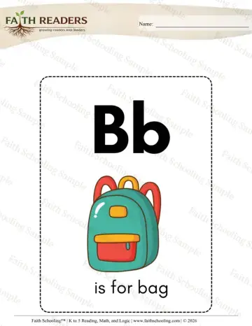 Kindergarten phonics worksheet — Letter Recognition. Alphabet Flashcards With Pictures (Practice Set 2)