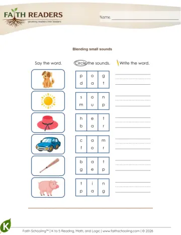 Blending Phonemes Mna