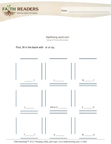 Diphthongs Hup