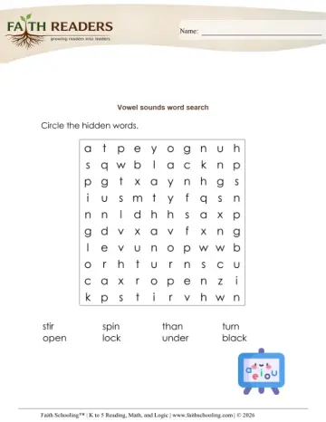 Spelling Word Search Afp