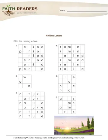 Hidden Letters (Practice Set 4)