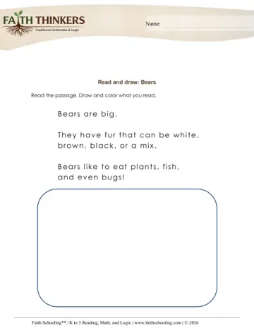Read and Draw (Practice Set 1)