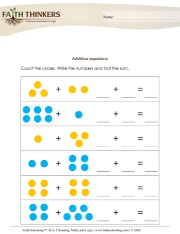 Adding Using Pictures (Practice Set 1)