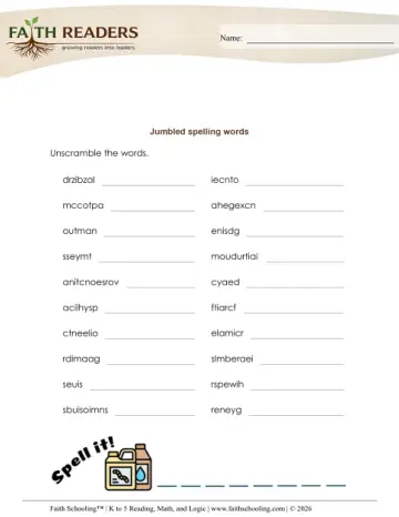 Jumbled Words (Practice Set 15)