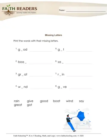 Grade 1 Phonics, Decoding & Spelling Patterns: Spelling Practice — worksheet preview