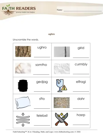 Jumbled Words (Practice Set 13)