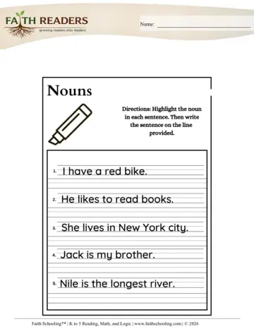 Grammar Nouns (Practice Set 2)