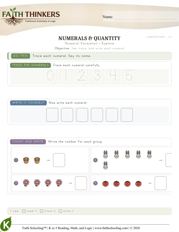 Explore worksheet sample