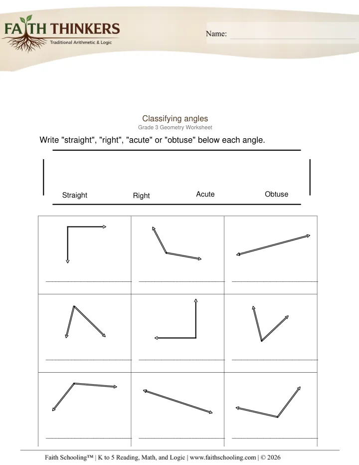Polygons Classifying Shapes worksheet sample