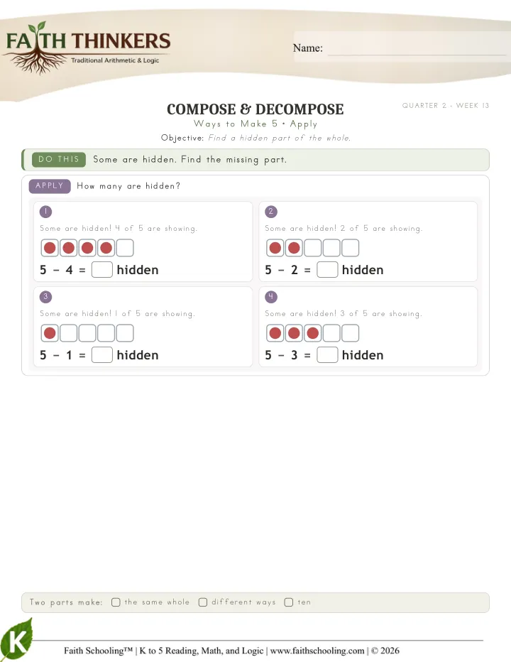 Apply worksheet sample